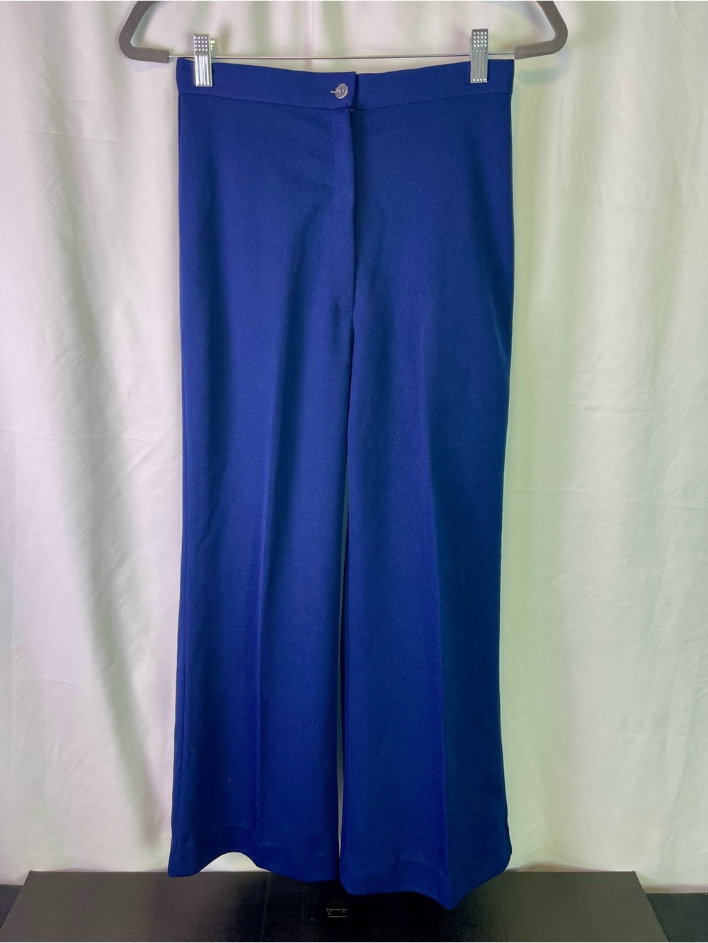 Vintage 70s High Waisted Blue Trousers